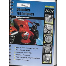 AUTODATA  1993 / 2007 (données techniques motos)