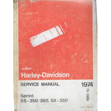 HARLEY DAVIDSON Sprint SS - 250 / 350 - SX 350 (1961 à 1974)