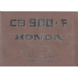 HONDA CB 900 F Bol d'Or  (manuel du conducteur 12 / 1978)