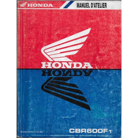HONDA CBR 600 F1 de 2001 (Manuel atelier 09 / 2000)
