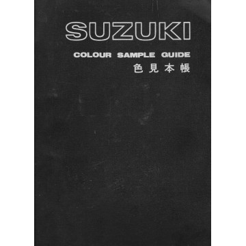 SUZUKI (catalogue échantillons couleurs 02 / 1975)