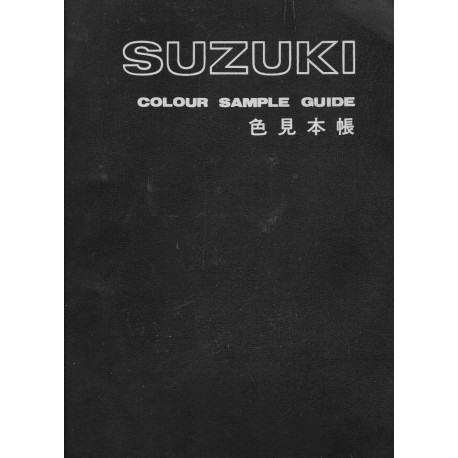 SUZUKI (catalogue échantillons couleurs 02 / 1975)