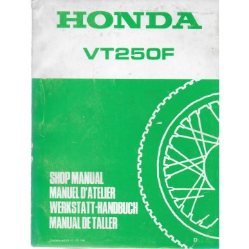 HONDA VT 250 F (Manuel atelier mars 1983)