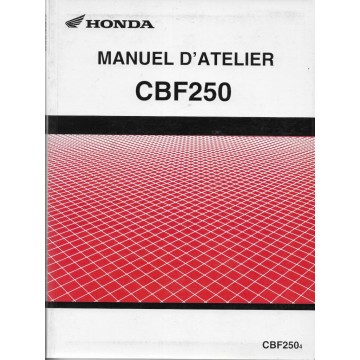 HONDA CBF 250 (Manuel atelier juin 2004)
