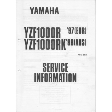 YAMAHA YZF 1000 R de 1996 et YZF 1000 RJ de 1997