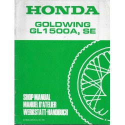 HONDA GL 1500 A / SE (X) de 1999 (Additif  09 / 1998)