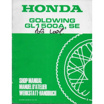 HONDA GL 1500 A / SE (S) de 1995 (Additif  08 / 1994)