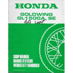 HONDA GL 1500 A / SE (S) de 1995 (Additif  08 / 1994)
