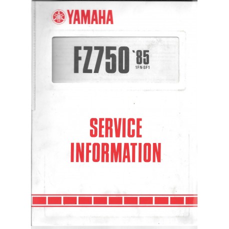 Informations techniques Yamaha FZ 750 85