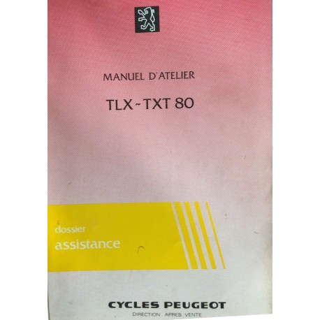 PEUGEOT TLX - TXT 80 (Manuel atelier 09 / 1983)