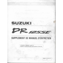 SUZUKI DR 125 SE (Manuel atelier additif 11 / 1996) 