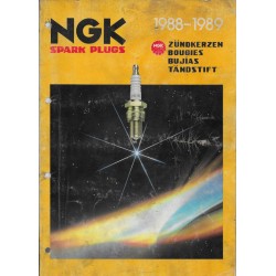 Catalogue bougies NGK de 1988-89
