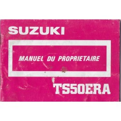 SUZUKI TS 50 ERA de 1987  (Manuel utilisateur 10 / 1986)