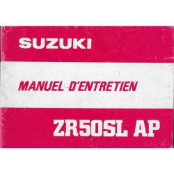 SUZUKI ZR 50 SL AP de 1981  (Manuel utilisateur 05 / 1981)
