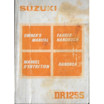 SUZUKI DR 125 SG modèle 1985  (03 / 1985)