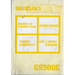 SUZUKI GS 500 E (K) de 1989  (12 / 1988)