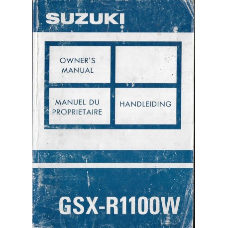 SUZUKI GSX-R 1100 WP  modèle 1993 (10 / 1992)