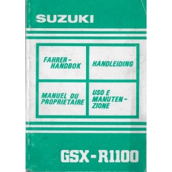 SUZUKI GSX-R 1100 N  modèle 1992 (06 / 1991)