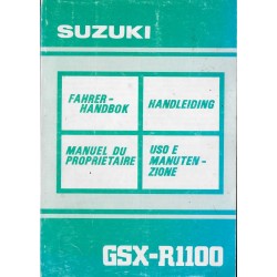 SUZUKI GSX-R 1100 M  modèle 1991 (10 / 1990)