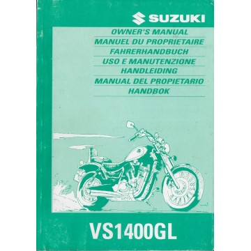 SUZUKI VS 1400GL (V)  modèle 1997  (04 / 1996)