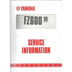 Manuel d'atelier Yamaha FZ 600 1986