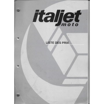 Italjet Moto liste des prix 1999