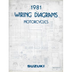 SUZUKI (Manuel schémas électriques gamme motos 1981)