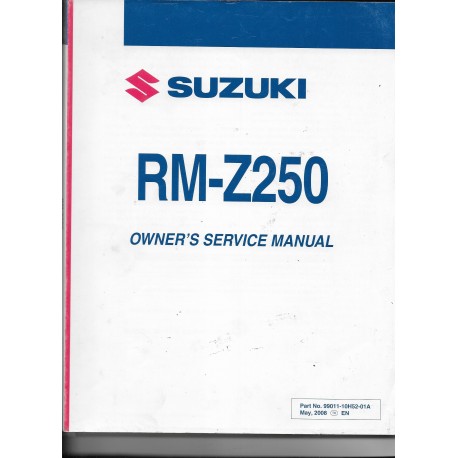 SUZUKI RM-Z 250 K9 modèle 2009  (05 / 2008)