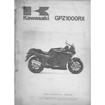 KAWASAKI GPZ 1000 RX  (Manuel atelier additif)