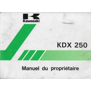 KAWASAKI KDX 250 (KDX 250-E2) de 1992 (12 /1991)