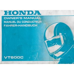 HONDA VT 600 C de 1994 (manuel utilisateur 10 / 1993) 