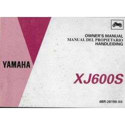YAMAHA XJ 600 NS(type 4BR) de 1993 (manuel utilisateur)