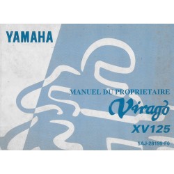 YAMAHA XV 125 de 1997 (manuel utilisateur 07 / 1996)