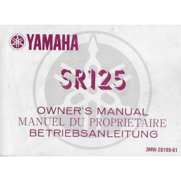 YAMAHA SR 125 (type 3 MW 1989)