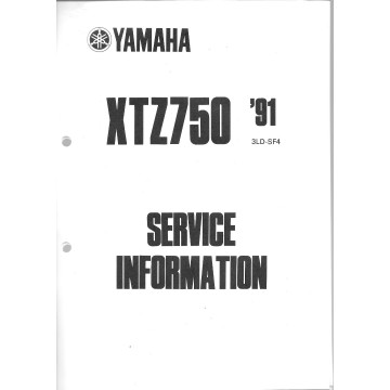 YAMAHA  XTZ 750 de 1989-1991 type 3LD