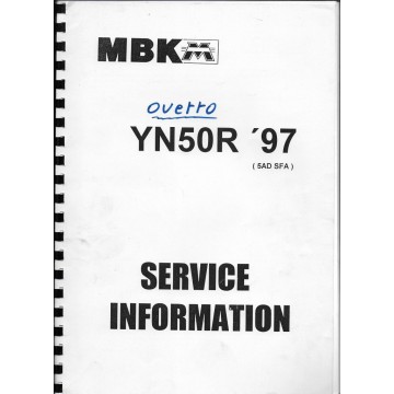 YAMAHA / MBK YN 50'R 1997 (M.A. 01 / 97) type 5AD-MFA