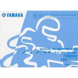 YAMAHA TDM 900 / 900 A de 2010 type 2BO (09 /2009)