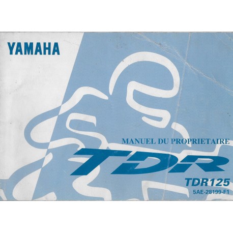 YAMAHA TDR 125 de 1998 type 5AE (08 / 1997)