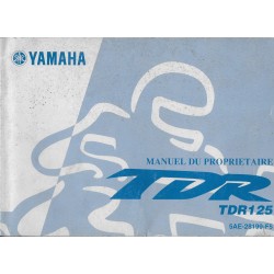 YAMAHA TDR 125 type 5AE de 2002 (juin 2001)