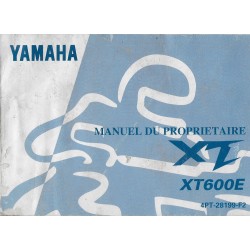 YAMAHA XT 600 E de 1997 Type 4PT  (09 / 1996) 