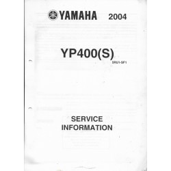 Manuel d'information technique pour Yamaha YP400 (S) 2004