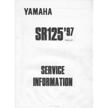 Manuel d'informations techniques Yamaha SR 125 