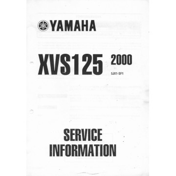 Manuel d'informations techniques Yamaha XVS 125 2000