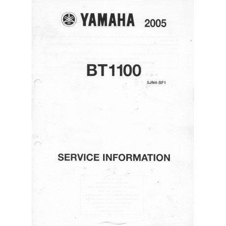 Manuel informations techniques Yamaha BT 1100 2005