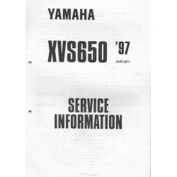 Manuel d'informations techniques Yamaha XV650 1997