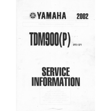 Manuel informations techniques Yamaha TDM 900 (P) 2002