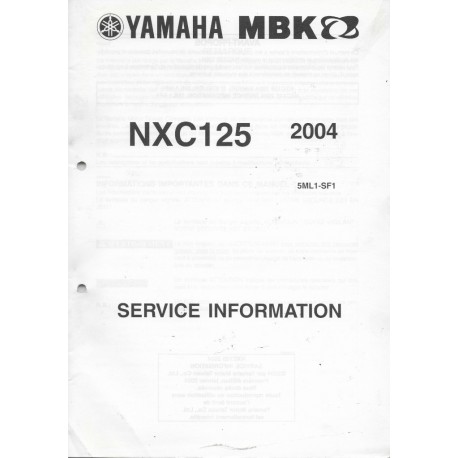 Manuel d'informations techniques Yamaha / MBK NXC125 2004