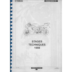 YAMAHA  (Manuel stages techniques modèles 1998)