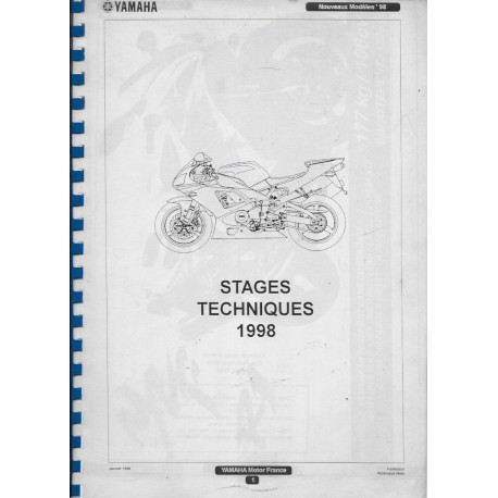 YAMAHA  (Manuel stages techniques modèles 1998)