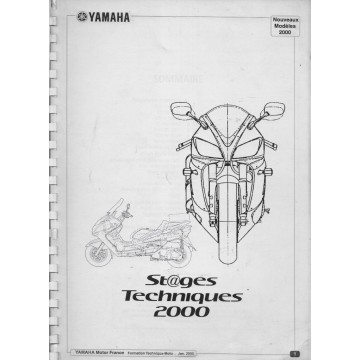 YAMAHA  (Manuel stages techniques modèles 2000)